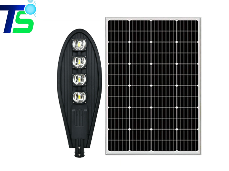 Đèn đường chiếc lá 200w năng lượng mặt trời D-200LCV