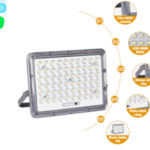 Đèn pha năng lượng mặt trời chống chói lắp trong nhà 300W P-300TO3