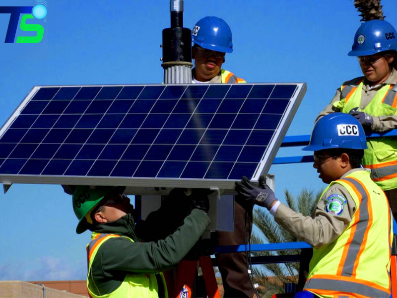 đèn năng lượng mặt trời sáng yếu