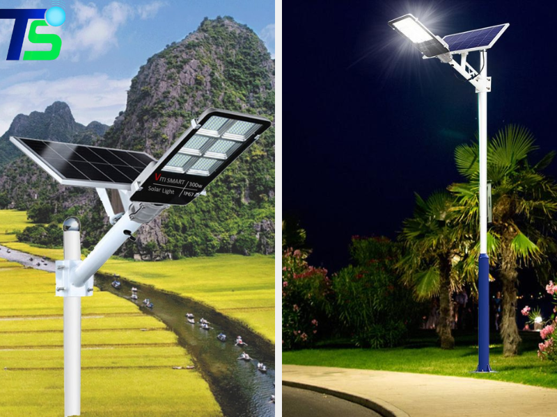 cách lắp đèn năng lượng mặt trời 500W