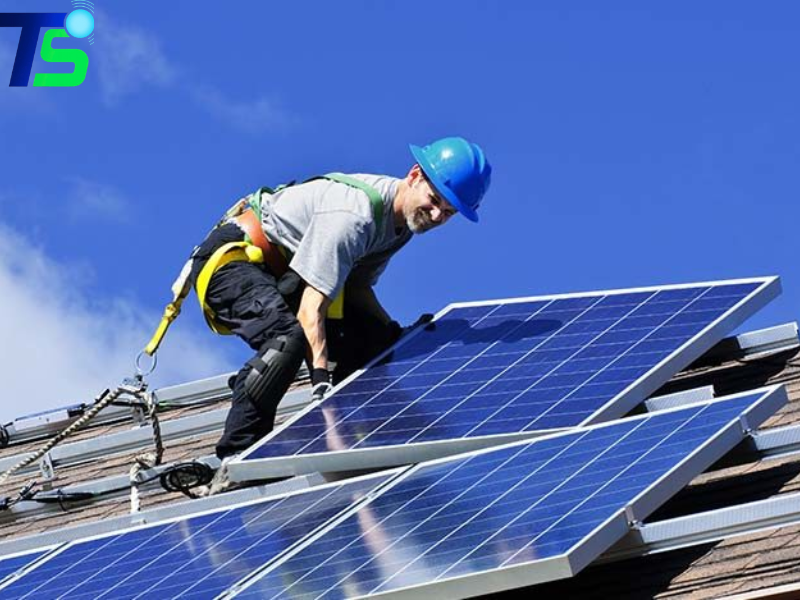 cách lắp đèn năng lượng mặt trời 500W